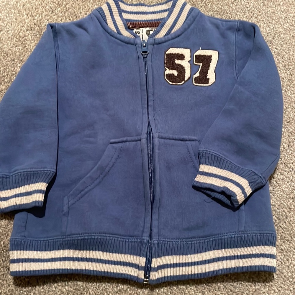 Mish mish boys 2/3 blue zip up